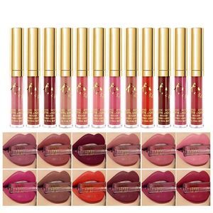 12Pcs/Set Velvet  Makeup Classic Waterproof Long Lasting Matte Liquid Lipstick